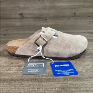 NIB Birkenstock Boston BS Clog Women’s Taupe Size US L 10